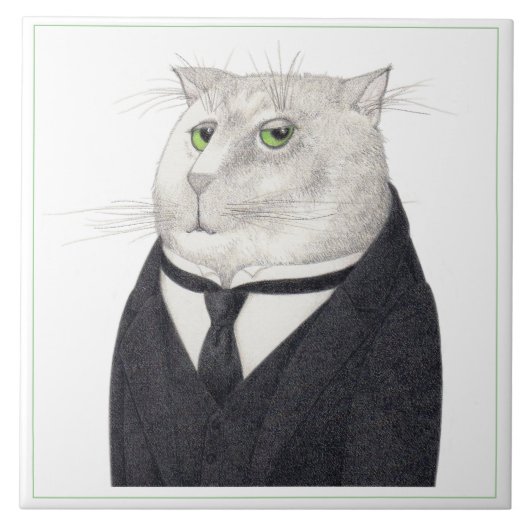 BULLER CAT 6" Carreaux de céramique Carré (Devant)