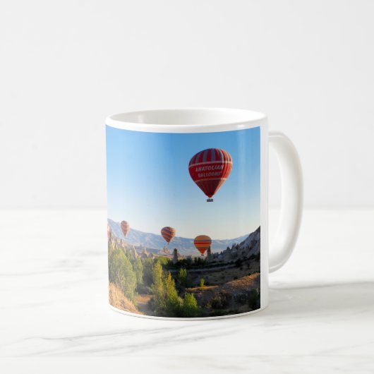 Bulles à air chaud Mug classique (Devant droit)