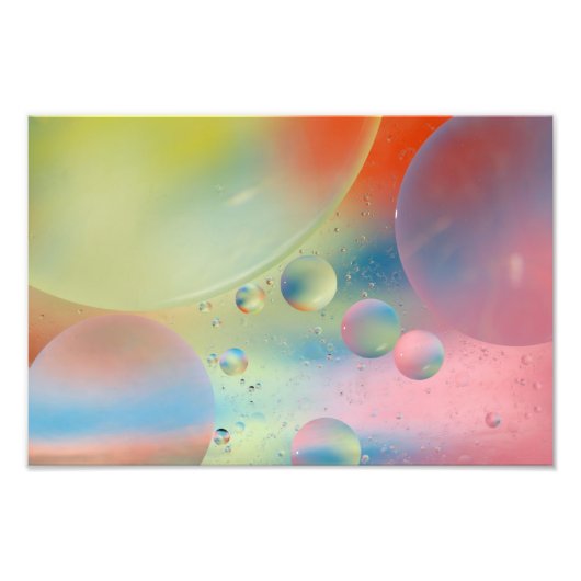 Bulles Abstraites Beaux-Arts Impression (Devant)