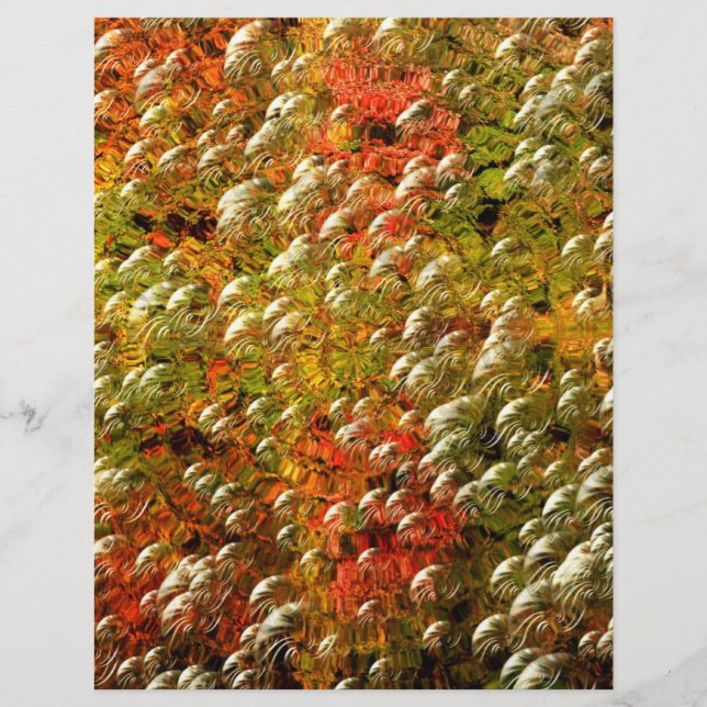 Bulles Abstraites Coloris Papier à gratter (Devant)