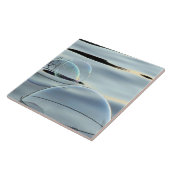 bulles abstraites sur le carreau de céramique de (Côté)