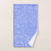 Bulles Bleues Et Blanches (Serviette à main)
