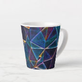 Bulles brisées Latte Mug (Angle droit)