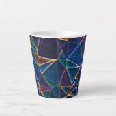 Bulles brisées Latte Mug (Devant)