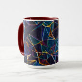 Bulles cassées Café Mug (Devant gauche)