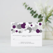 Bulles Champagne Violet/Argent RSVP (Debout devant)