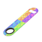Bulles de bubble wrap pop art arc-en-ciel (Devant angulaire)