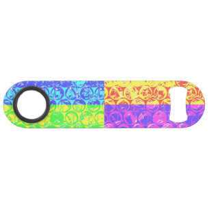 Bulles de bubble wrap pop art arc-en-ciel