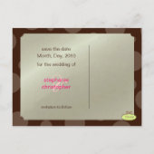 Bulles de chocolat/, Cartes postales photo pour Sa (Dos)