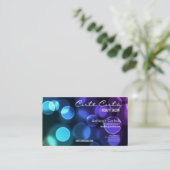 bulles de couleurs carte de visite (Debout devant)