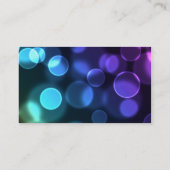 bulles de couleurs carte de visite (Dos)