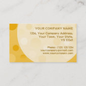 Bulles de modèle de carte de visite Pineappy Fizz (Dos)