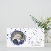 Bulles de neige Carte photo de la couronne (Debout devant)