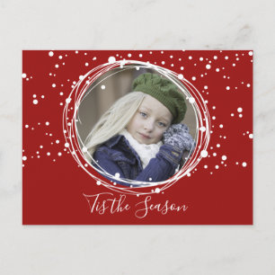 Bulles de neige Carte postale de la couronne de No