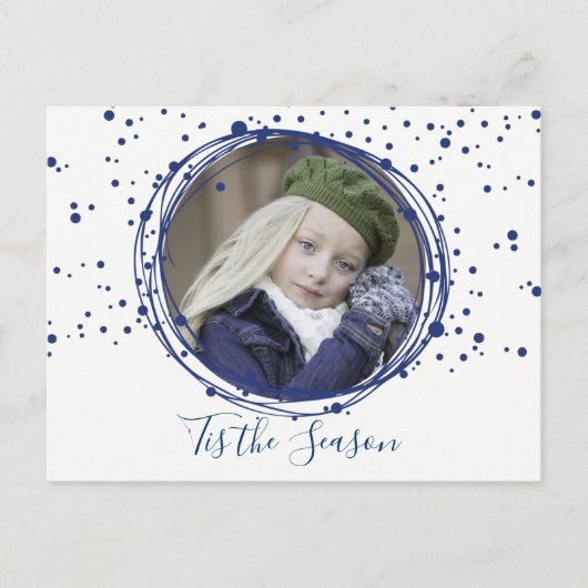 Bulles de neige Carte postale de la couronne de No (Devant)