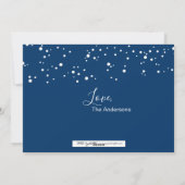 Bulles de neige Noël Carte photo de couronne (Dos)