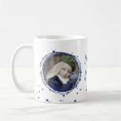 Bulles de neige Noël Wreath Fête Café Mug (Gauche)