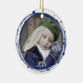 Bulles de neige Ornement de la couronne de Noël (Droite)