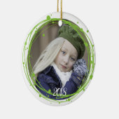 Bulles de neige Ornement de la couronne de Noël (Droite)