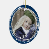 Bulles de neige Ornement de la couronne de Noël (Droite)