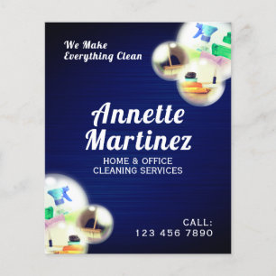 Bulles de nettoyage prospectus professionnel