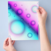 Bulles de prospectus Arrière - plan Abstrait (main)