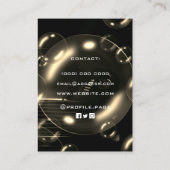 Bulles de savon carte de visite de lavage de voitu (Dos)