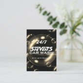 Bulles de savon carte de visite de lavage de voitu (Debout devant)