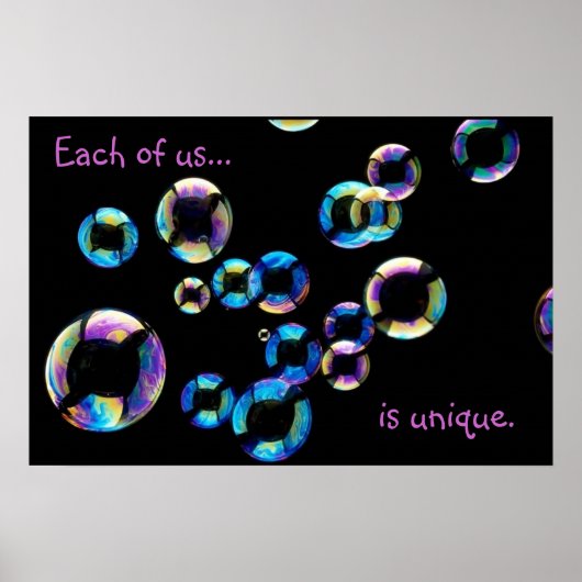 bulles de savon par affiche de tdgallery (Devant)