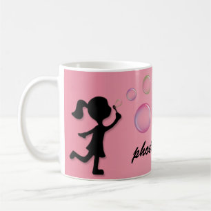 Bulles de soufflement - tasse personnalisée par
