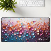 Bulles de verre iridescentes 3D