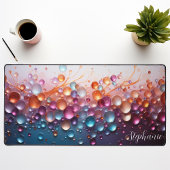 Bulles de verre iridescentes 3D