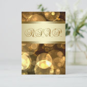 Bulles d'or noir RSVP (Debout devant)