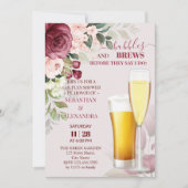 Bulles et brasse Couples Douche Invitation (Devant)