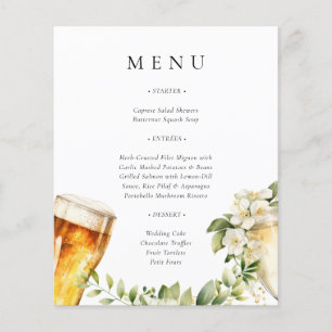 Bulles et brasse Couples Menu Douche