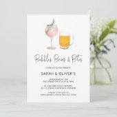 Bulles et brasseries modernes Invitation Fiançaill (Debout devant)