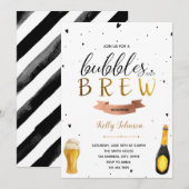 Bulles et invitation à brasser (Devant / Derrière)