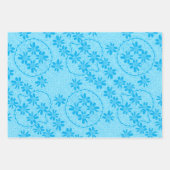 Bulles florales Polka Dot 5 feuilles plats en papi (Devant 3)