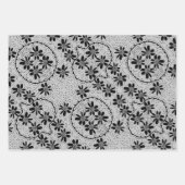 Bulles florales Polka Dot 6 Feuilles plats en papi (Devant 3)