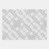 Bulles florales Polka Dot 6 Feuilles plats en papi (Devant)