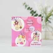 Bulles Invitation d'anniversaire (Debout devant)