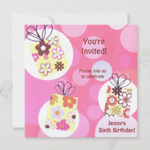 Bulles Invitation d'anniversaire