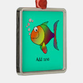 Bulles, Le Poisson, Ornement En Métal modèle (Droite)