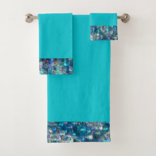 Bulles Minuscules bulles Serviettes de bain Ensemb