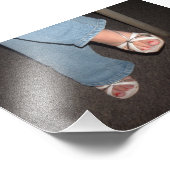 Bulles Orange Pedi Photo Imprimer (Coin)