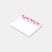 Bulles roses Confetti Motif Post-it® Notes (Incliné)