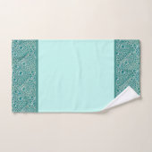 Bulles Serviette de bain set, turquoise (Serviette à main)