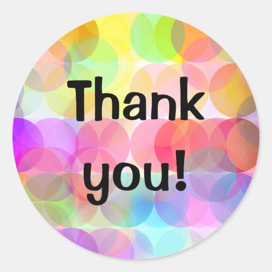 Bulles - Sticker Merci (Devant)