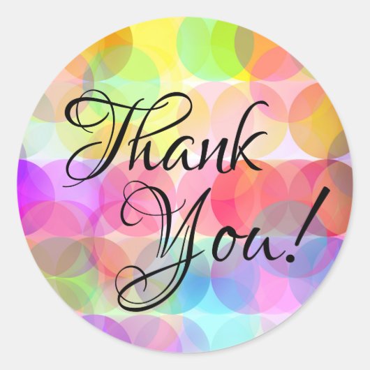 Bulles - Stickers Merci (Devant)