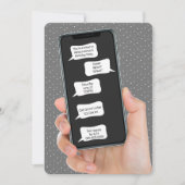 Bulles textuelles pour Invitation de fête d'annive (Devant)